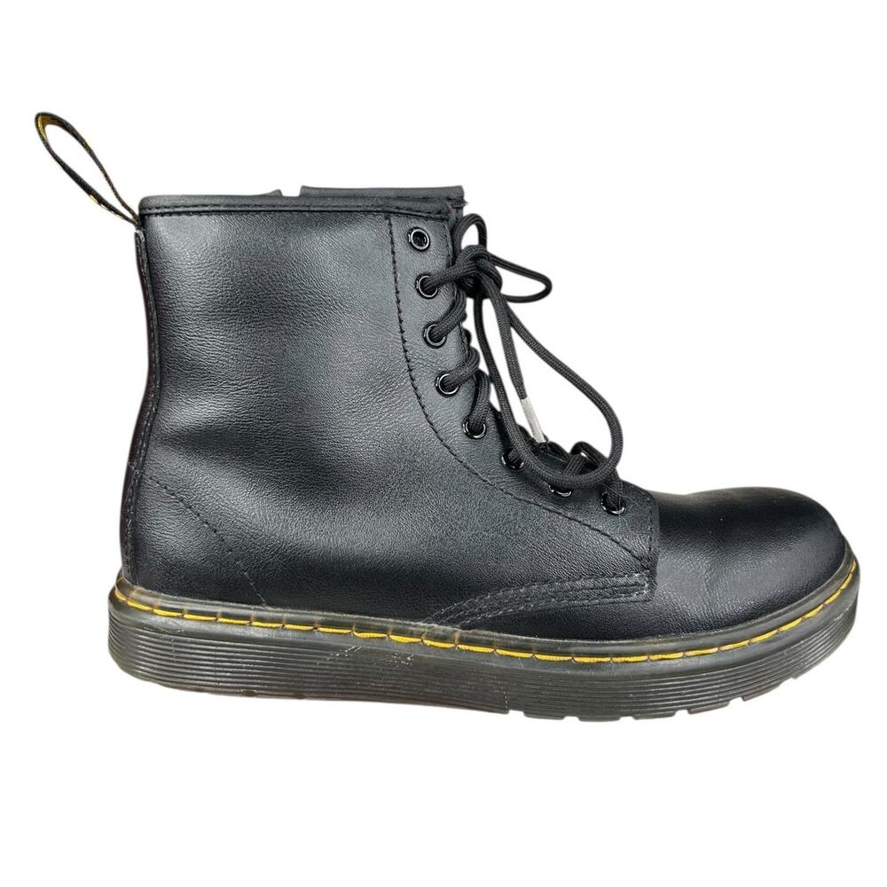 Dr. Martens Unisex Zavala J Black Lace Up Combat Boot Size M 4 W 5